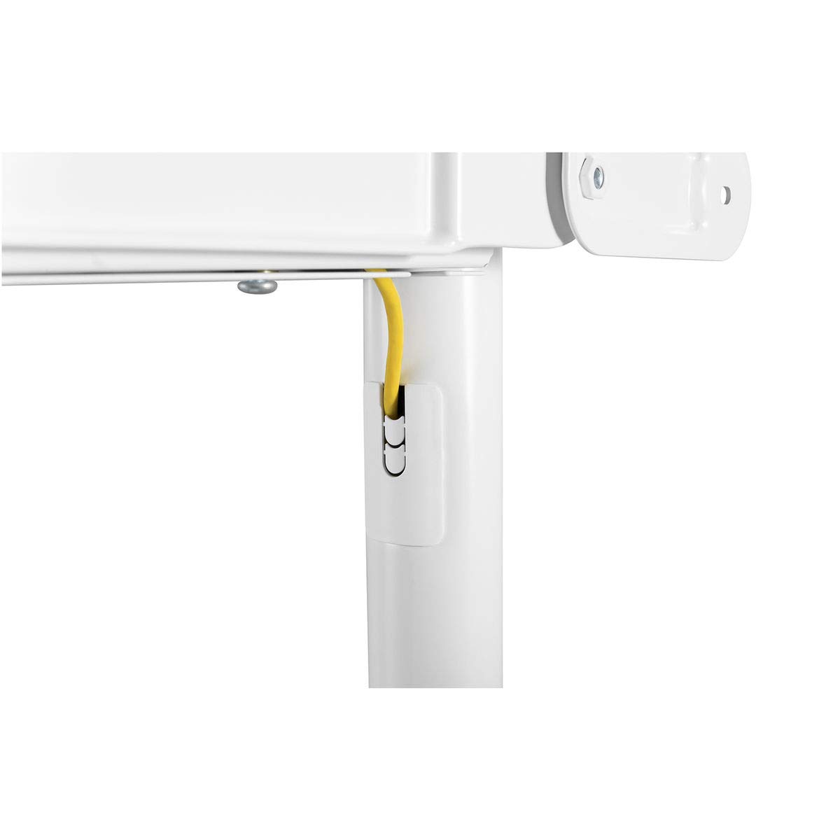 kimex-030-3001-chariot-tv-roulettes-blanc-37-70-rotatif image 2