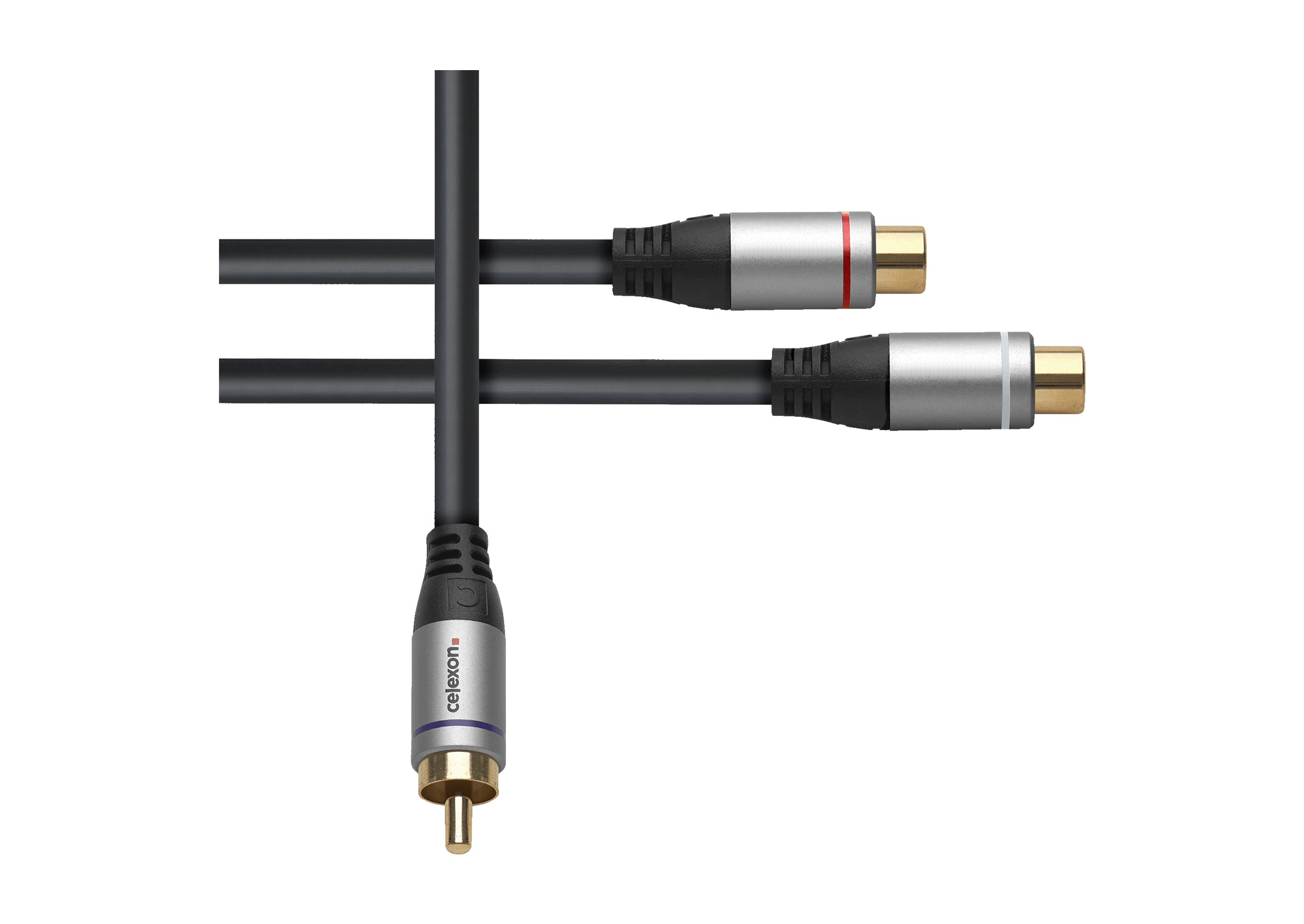 celexon-pro-adaptateur-rca-vers-2x-rca-0-25-m-mono image 3