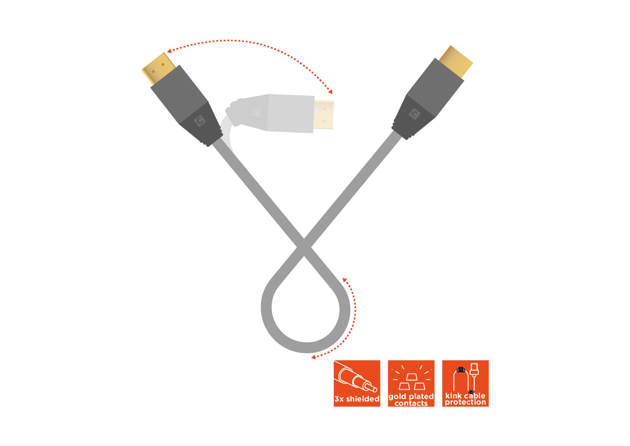 celexon-pro-c-ble-displayport-vers-hdmi-4k-3-m-tres image 6