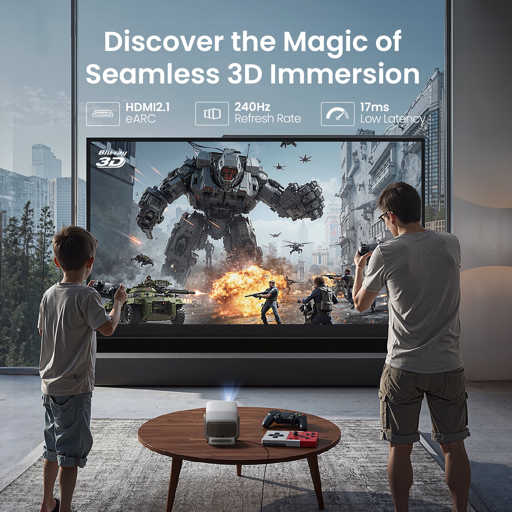 jmgo-n1s-4k-vid-oprojecteur-laser-portable-1700lm-google-tv image 6