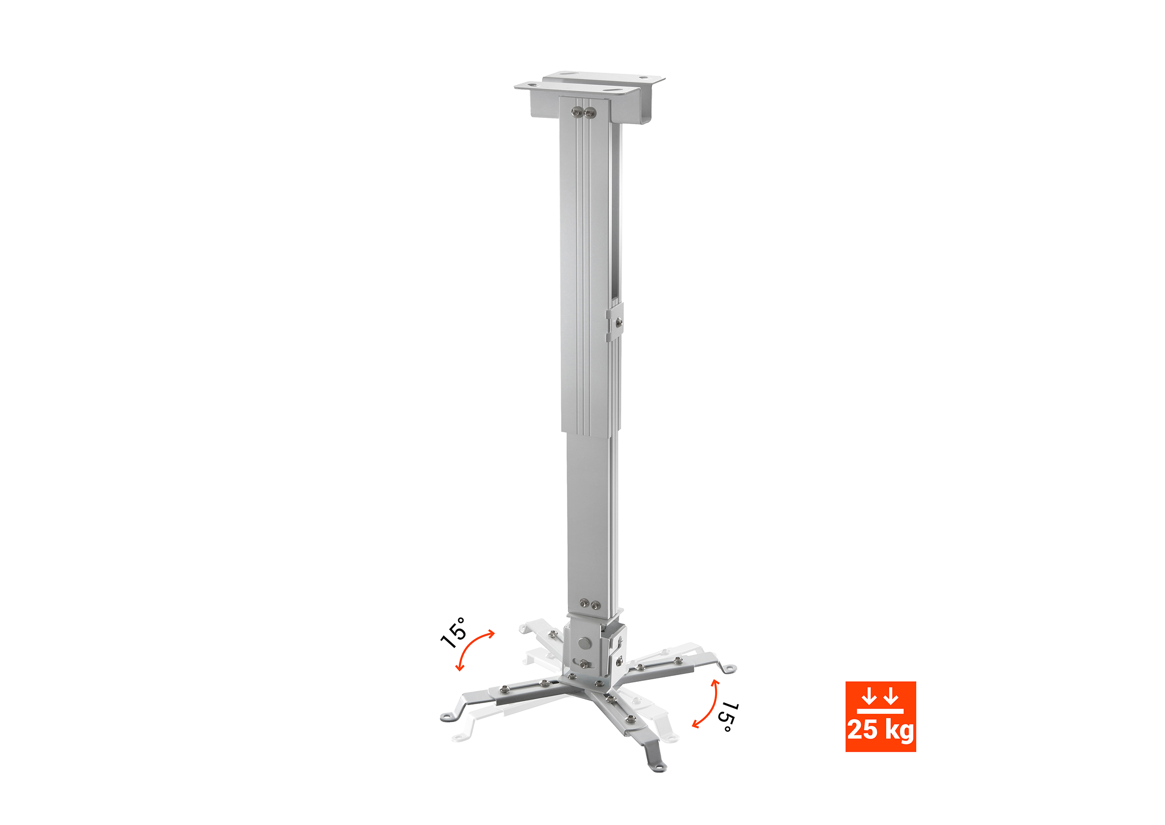celexon-multicel-support-plafond-projecteur-63-100-cm-argent image 4