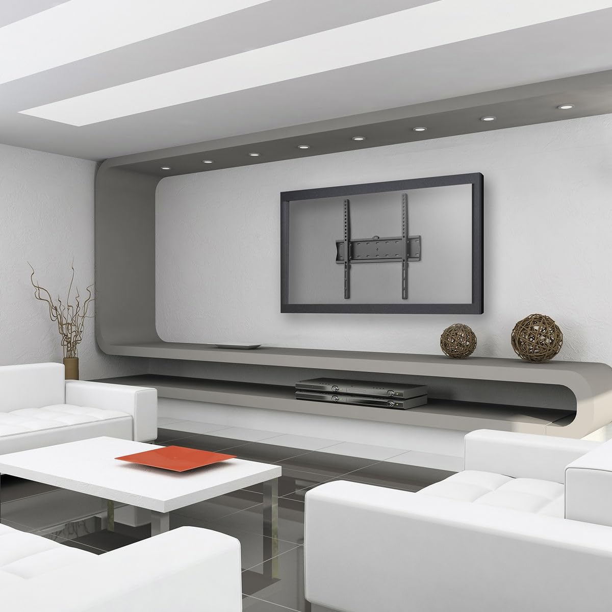 kimex-012-1026-support-tv-mural-fixe-32-55-extra-plat image 6