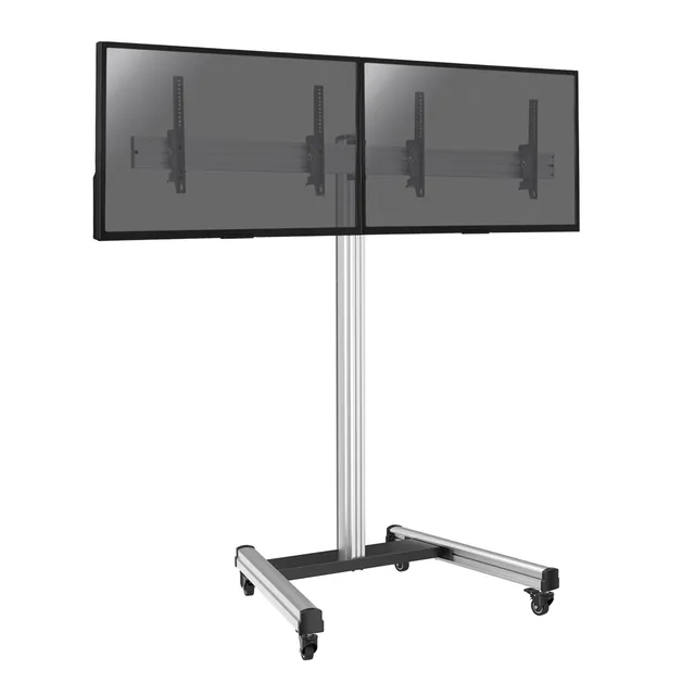 kimex-supports-crans-tv-031-1222k2-support-tv-double-50-55-roulettes image 1