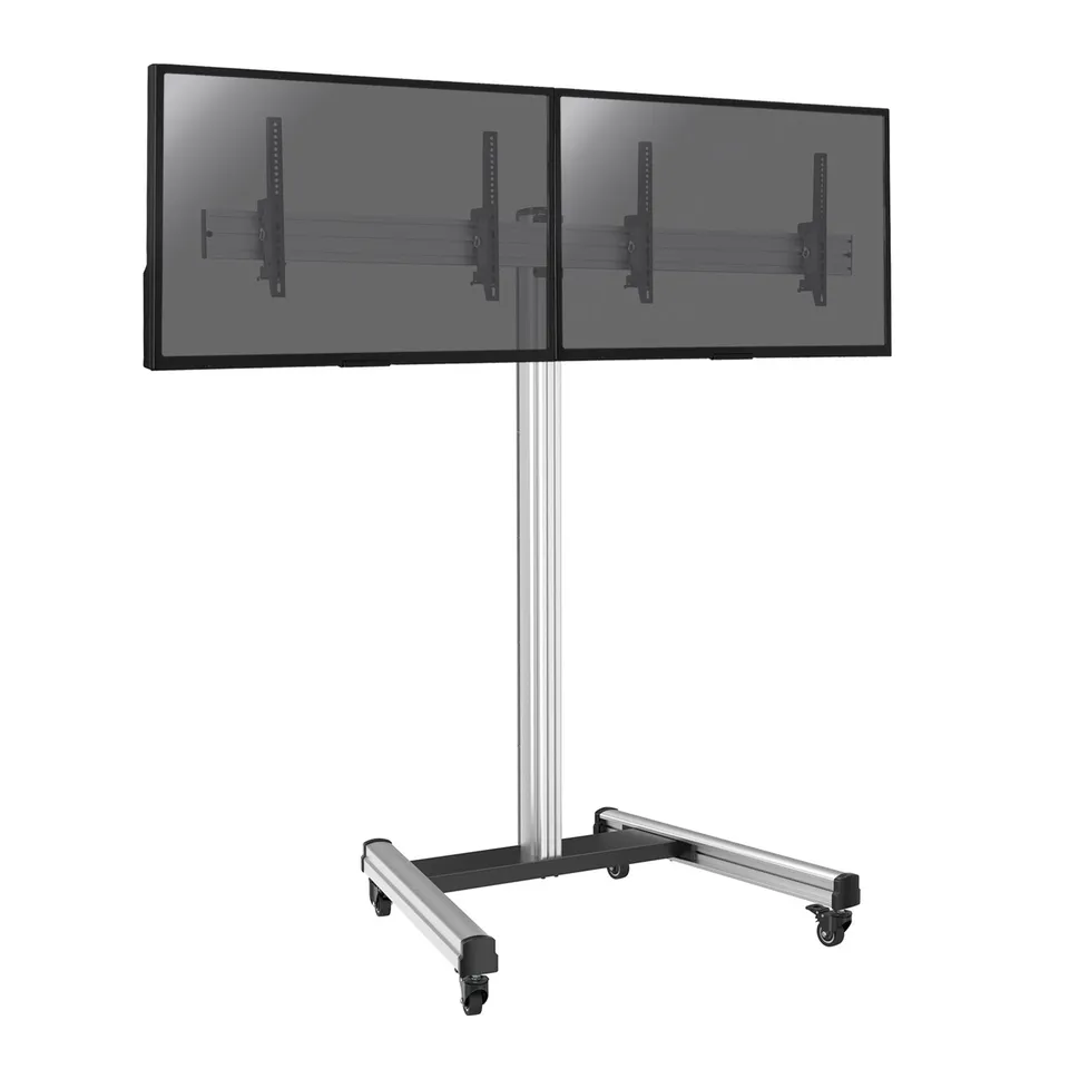 kimex-supports-crans-tv-031-1222k2-support-tv-double-50-55-roulettes image 1