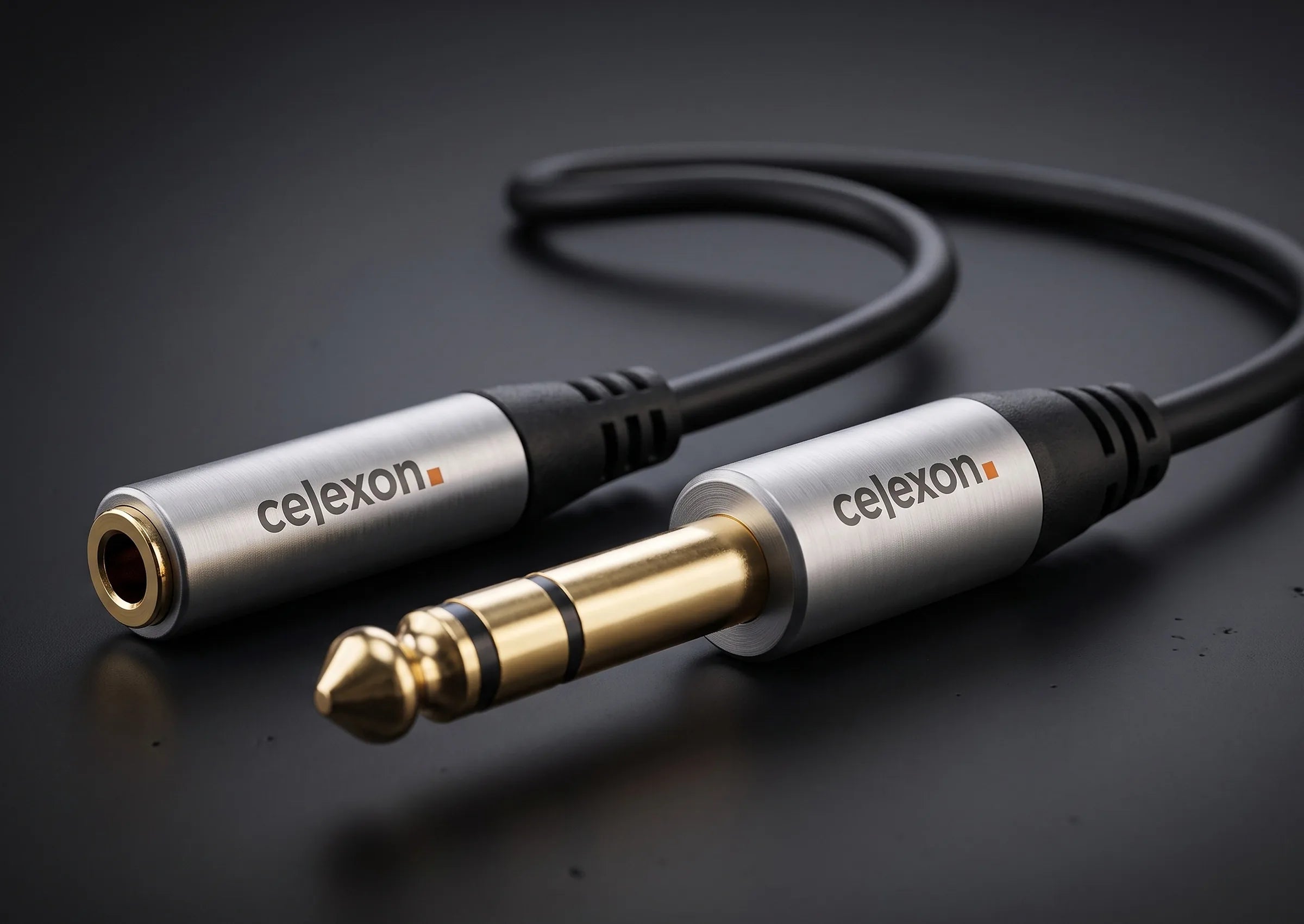 celexon-pro-adaptateur-audio-jack-6-3mm-vers-3-5mm-0-25m image 2