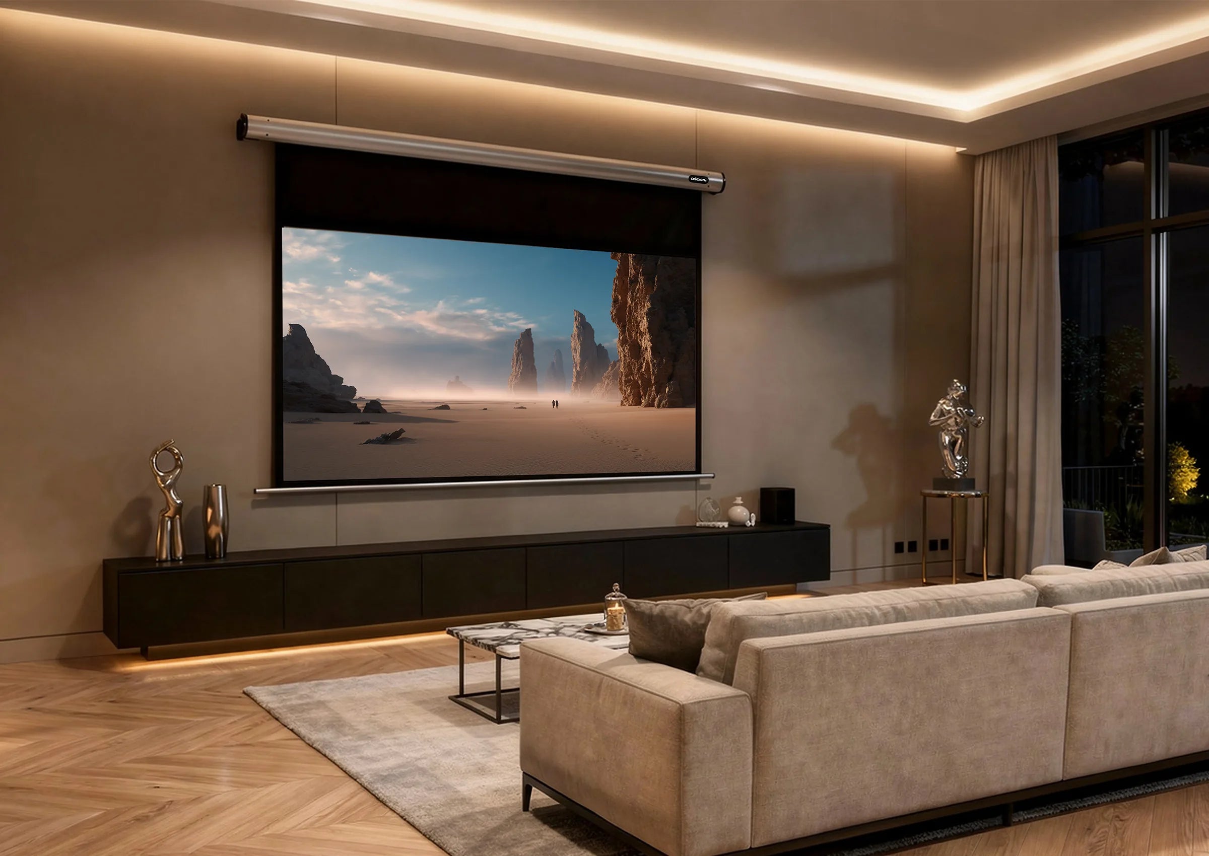 celexon-homecinema-cran-de-projection-motoris-109-16-9-gain-1-2 image 2