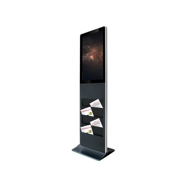 kimex-161-3201tb-totem-tactile-32-full-hd-porte-brochures image 1