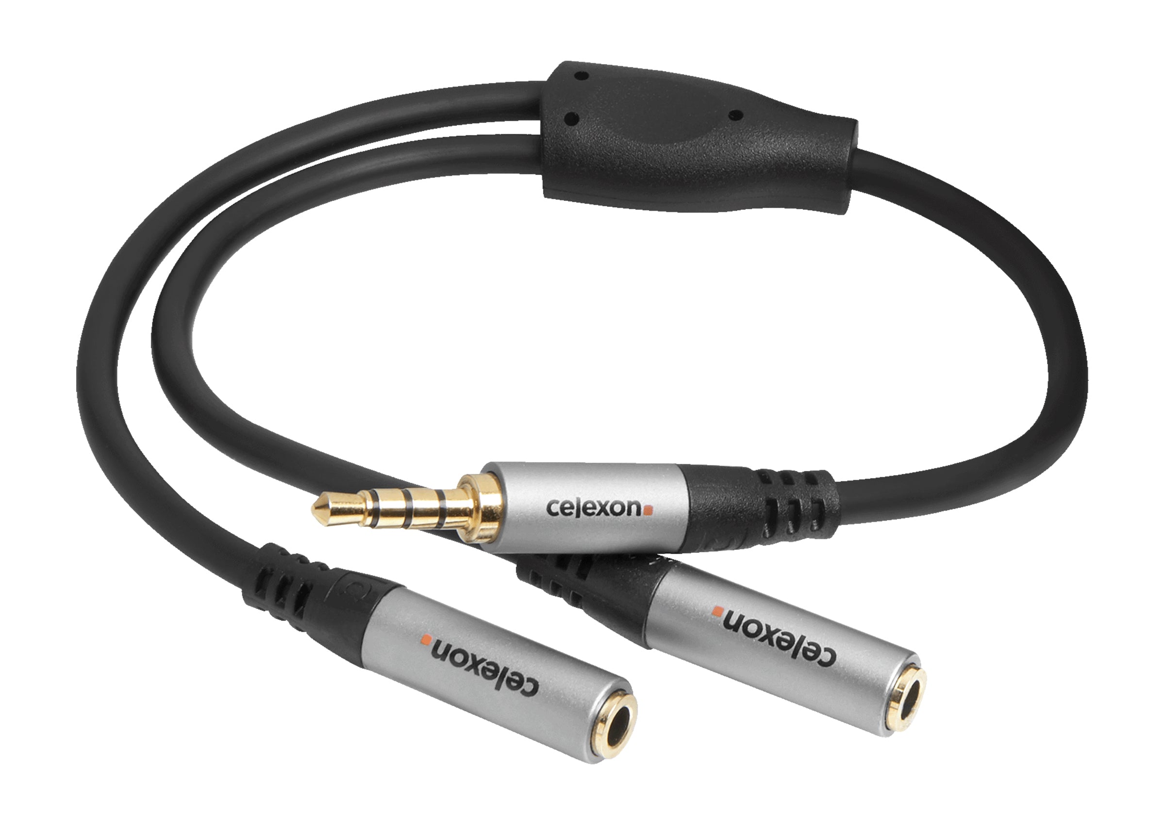 celexon-pro-adaptateur-jack-3-5-mm-double-sortie-0-25-m image 1