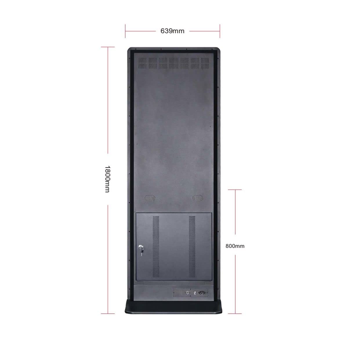 kimex-totems-vid-o-161-4310-totem-vid-o-43-blanc-full-hd image 5